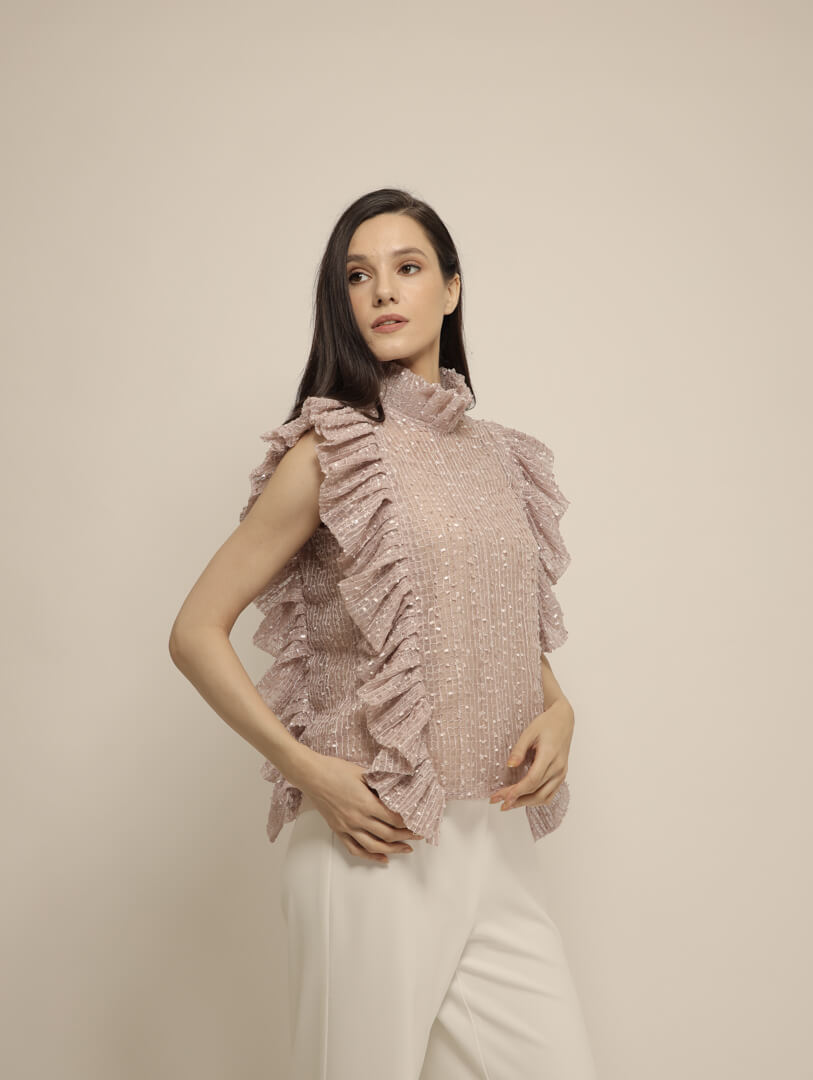 Kristi in Dusty Pink