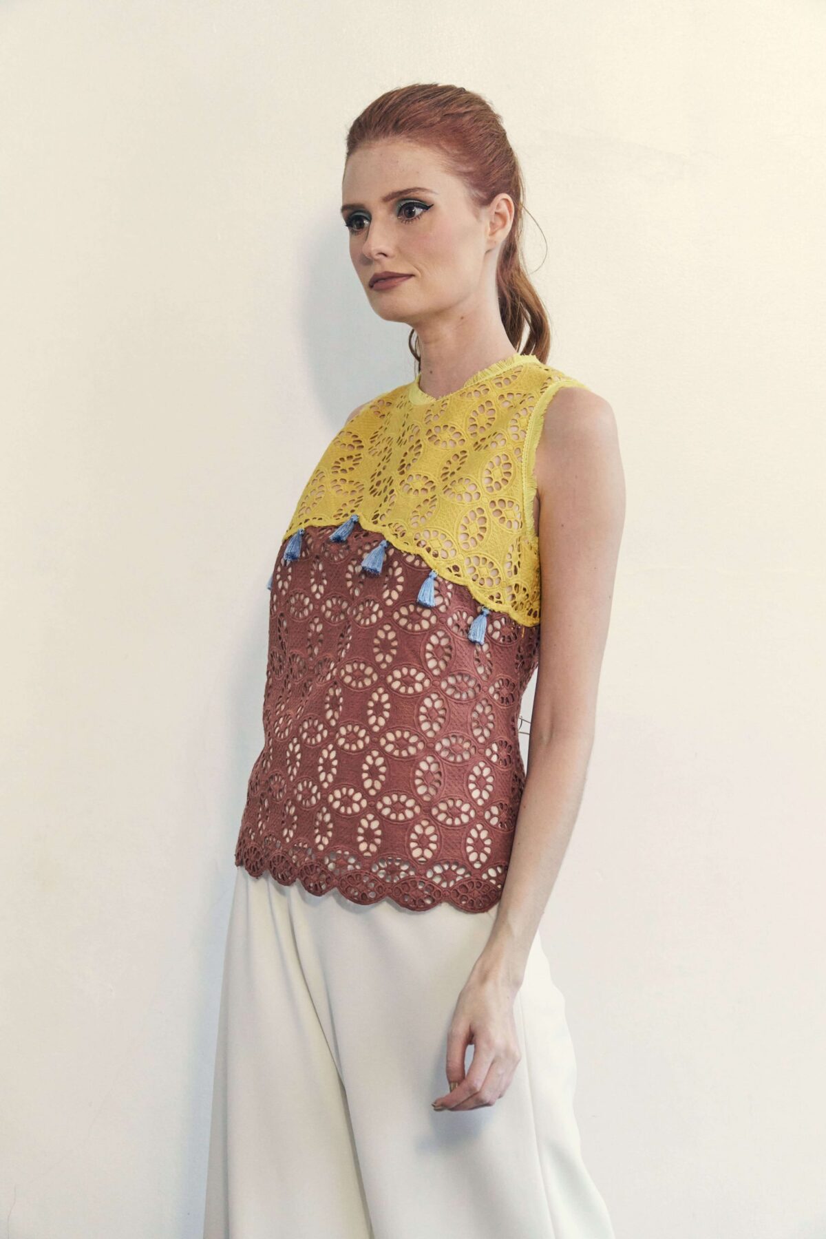 Auden in Yellow and Old Rose - Image 4