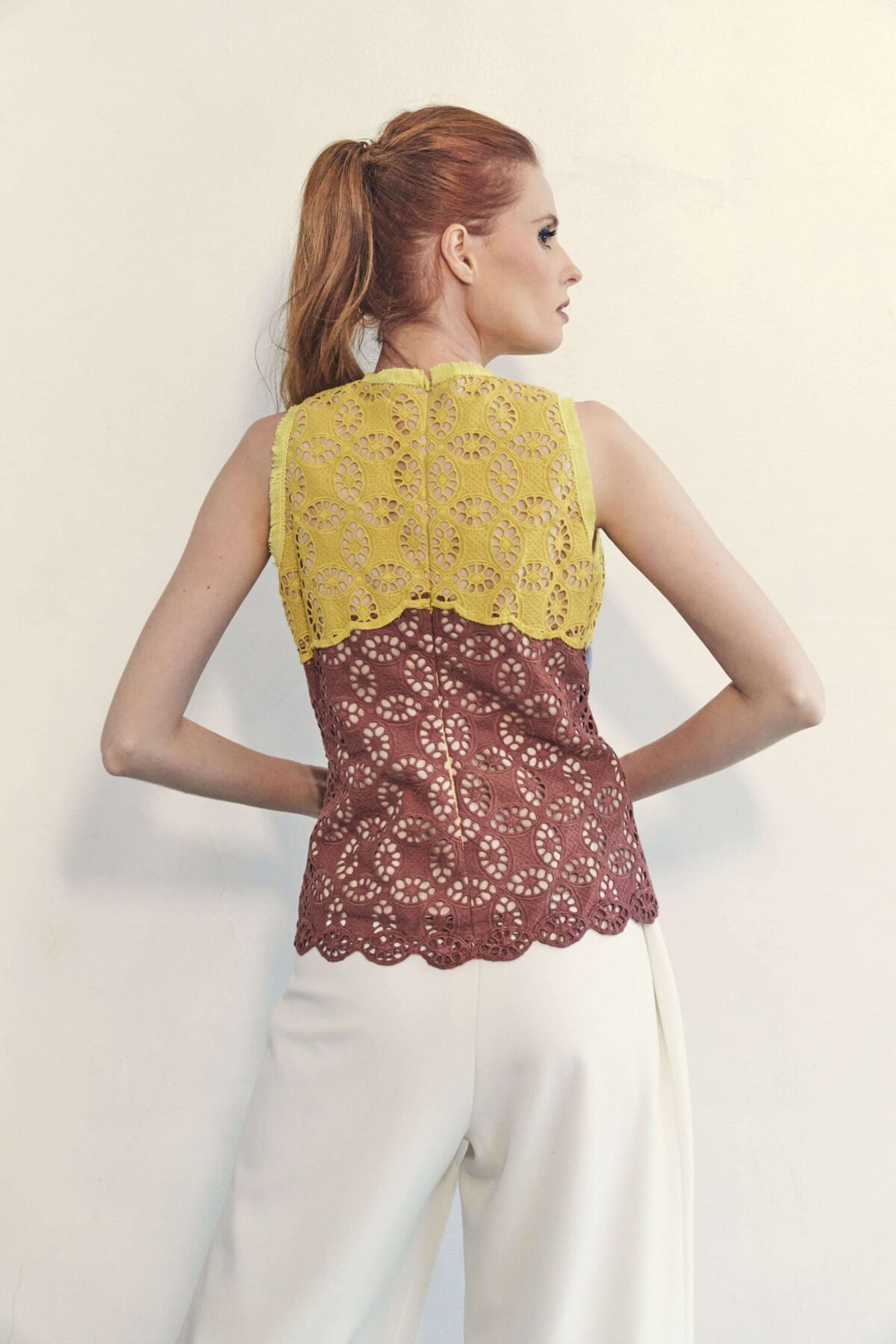 Auden in Yellow and Old Rose - Image 2