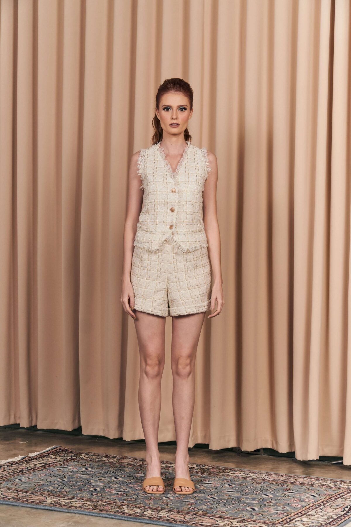 Carmen in Cream Tweed - Image 9