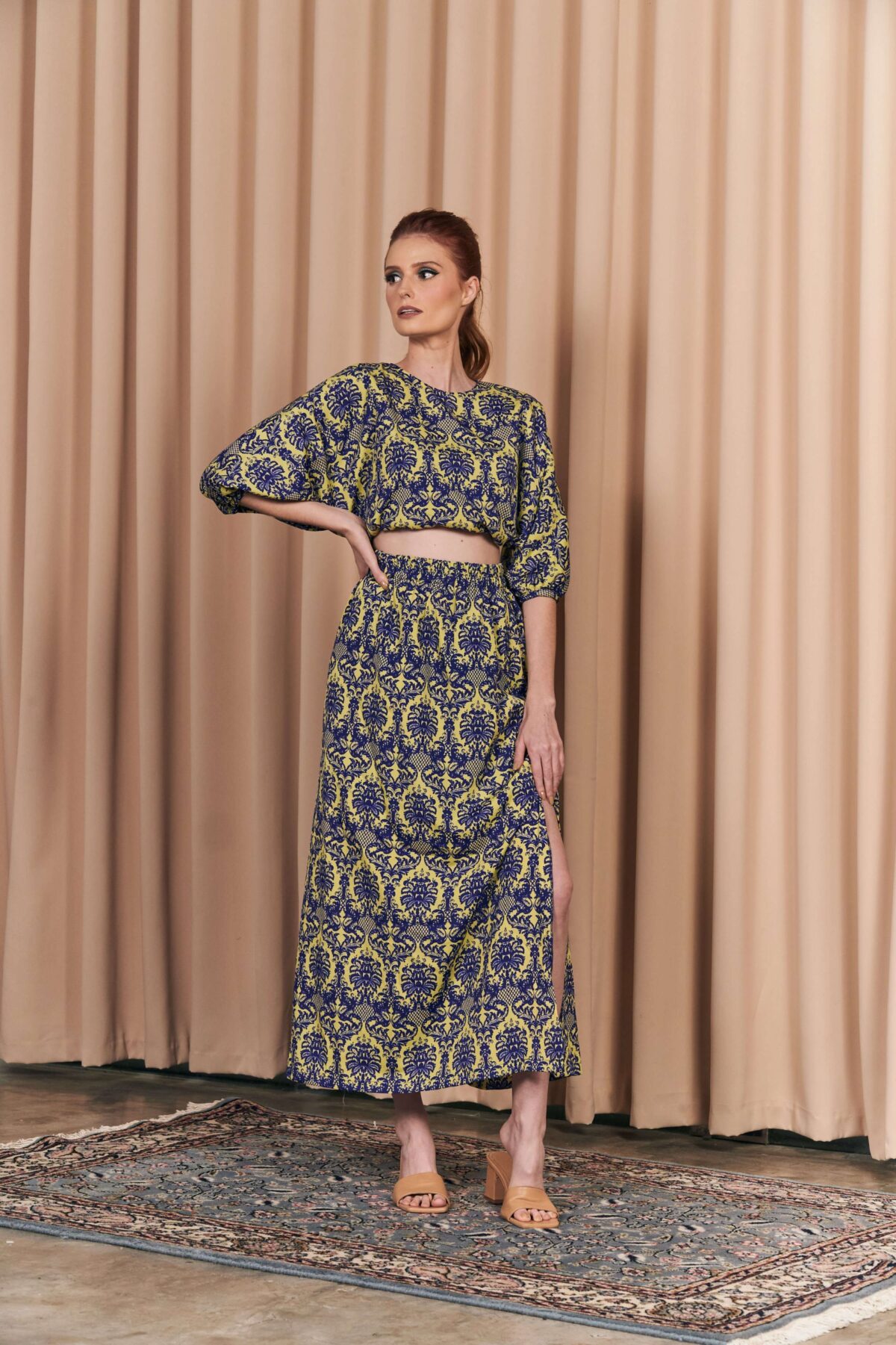Mattia in Yellow Damask - Image 5