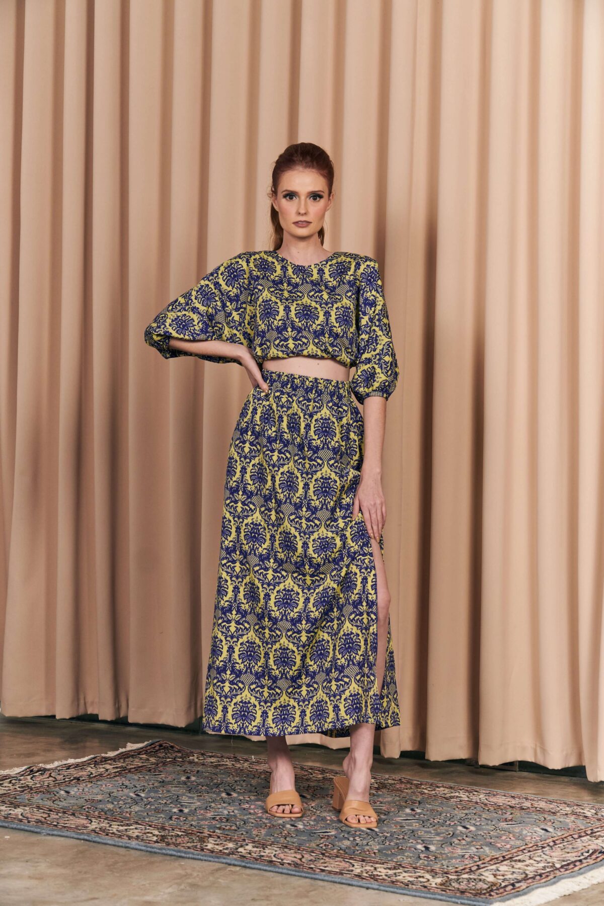Mattia in Yellow Damask