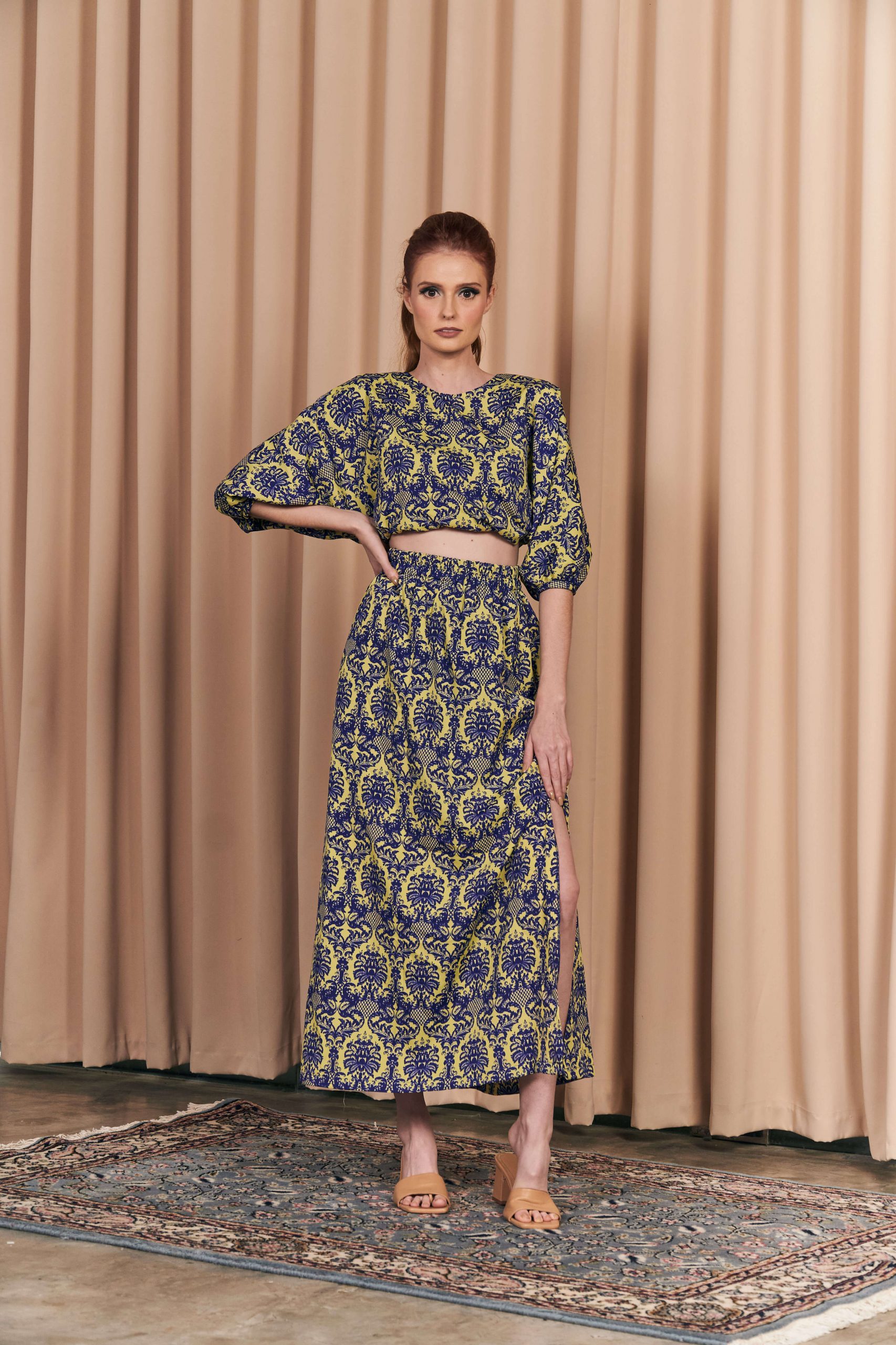 Mattia in Yellow Damask
