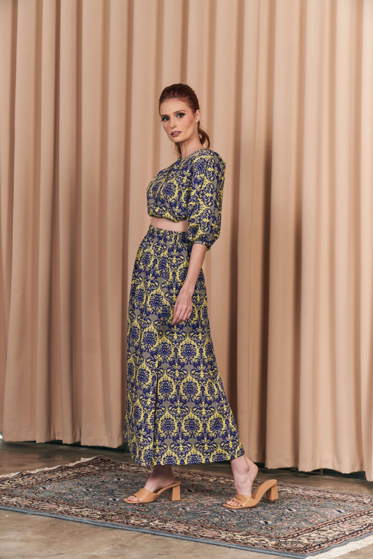 Mattia in Yellow Damask - Image 4