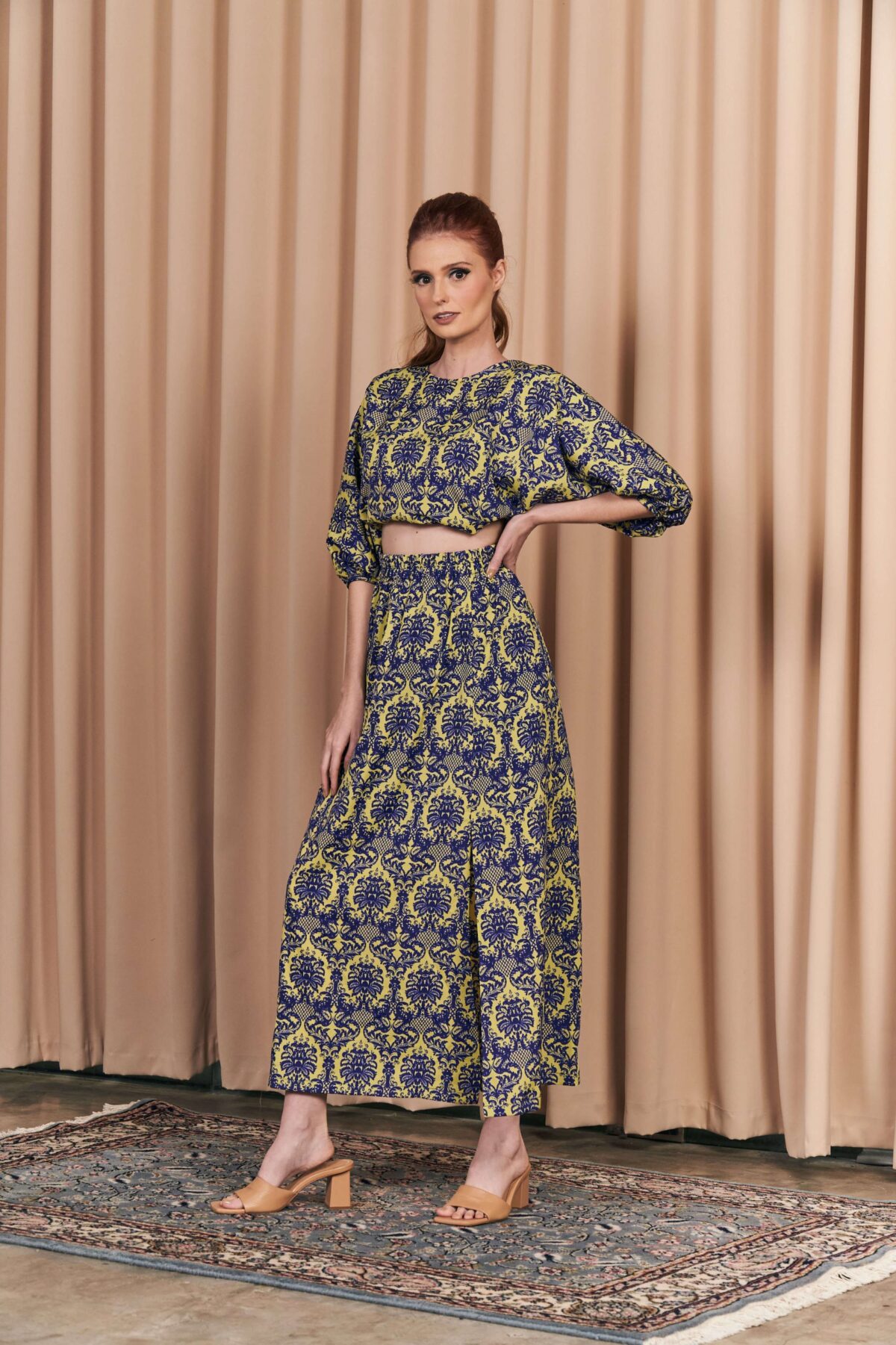 Mattia in Yellow Damask - Image 3