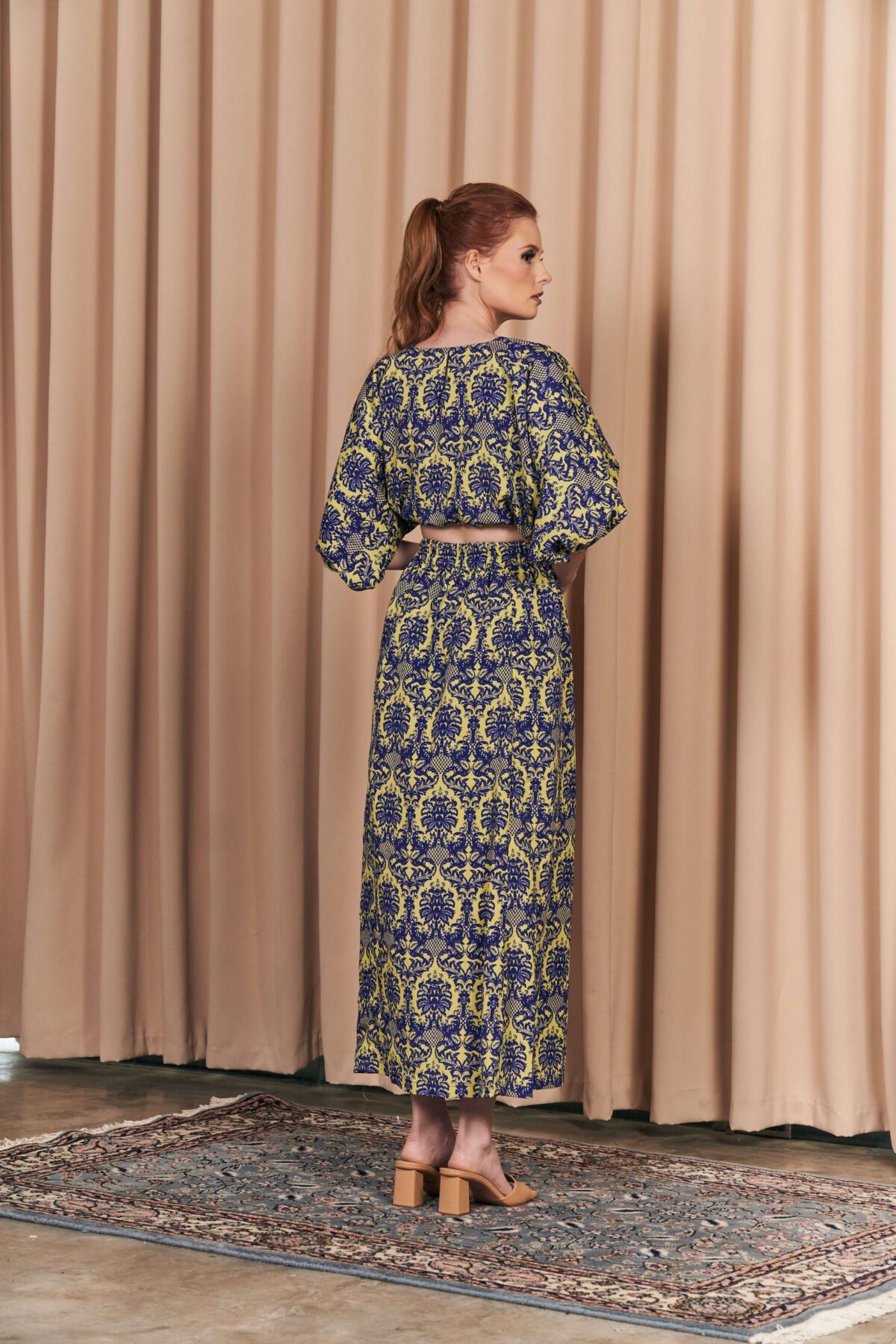 Mattia in Yellow Damask - Image 2