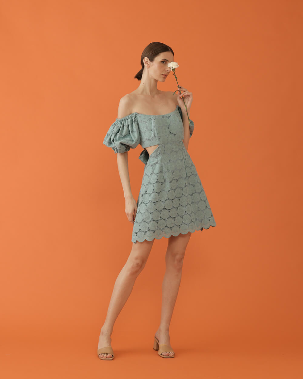Aline in Dusty Blue