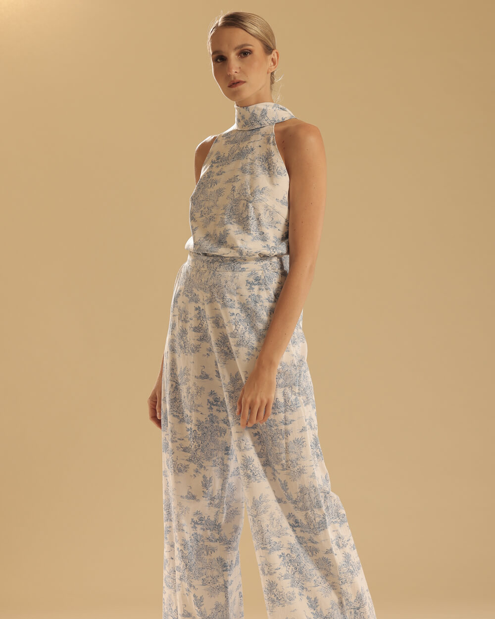 Caroline in Blue and White