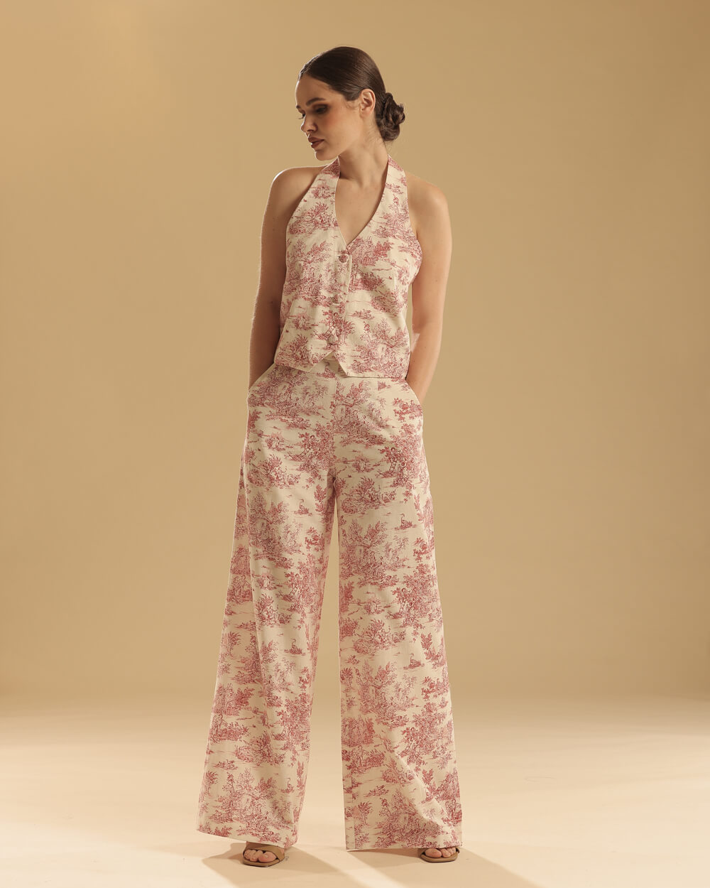 Morris in Red Toile
