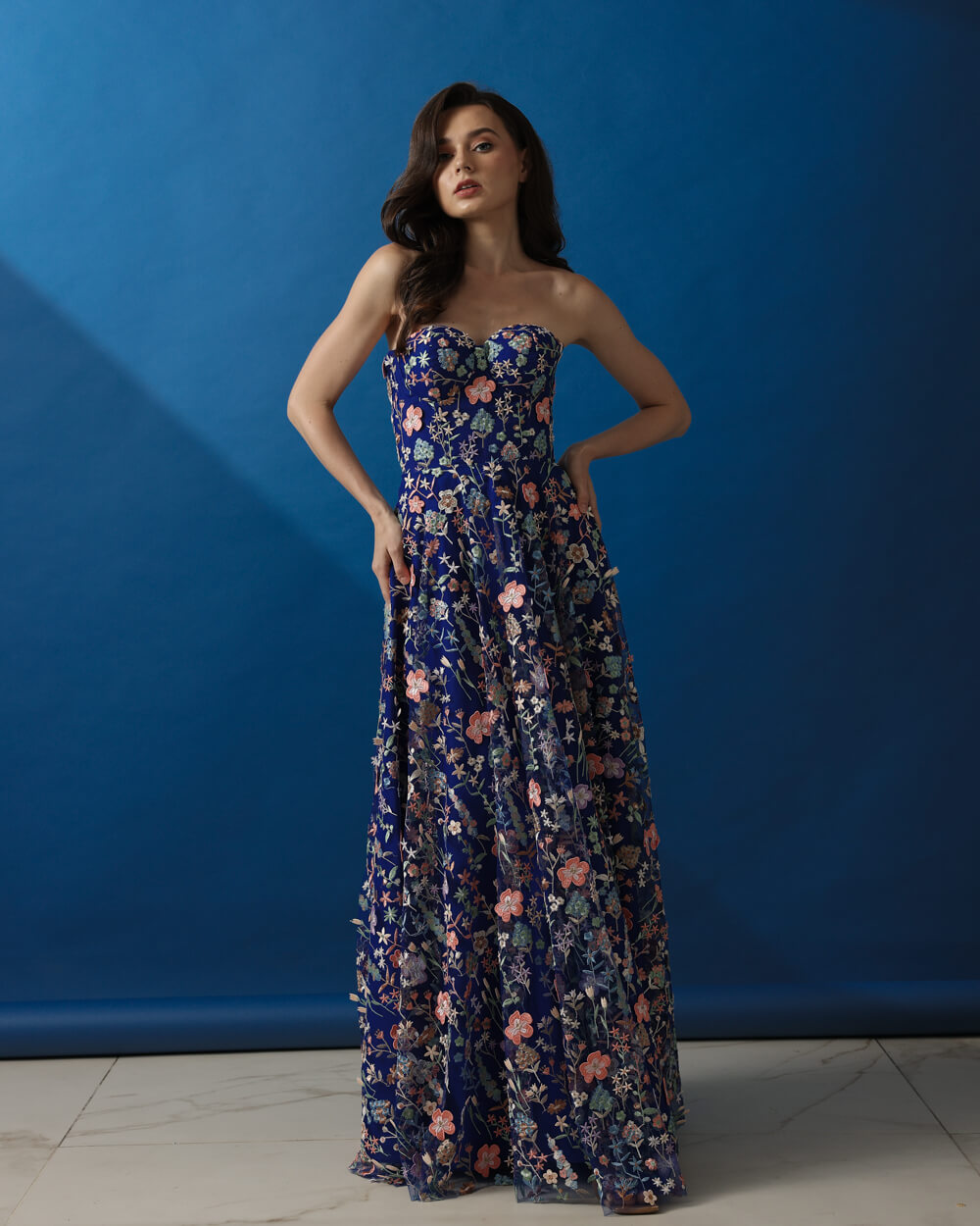 070A7580 Melia in Cobalt Blue - Image 1